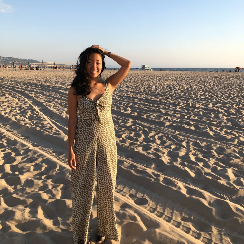 Madewell floral daisy jumpsuit - 00